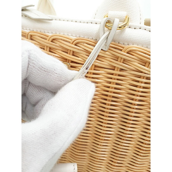 Prada Basket Bag Wicker - Picture 5 of 8